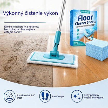 🔥【2 balenia/240 obrúskov】🥳 Najpredávanejší produkt roku 2026! 🥳💞 Predalo sa viac ako 50 000 kusov! ✨ Vo vode rozpustné čistiace obrúsky na podlahy: Vyčistite a vyleštite všetky svoje podlahy. 🧹💧