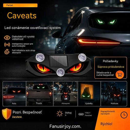 【Kúpte 1, dostanete 1 zadarmo】🚗👀 Solárne LED výstražné svetlo do auta | Získajte všetku pozornosť a zvýšte bezpečnosť jazdy – bezdrôtové, s automatickou detekciou a univerzálnym použitím ✨