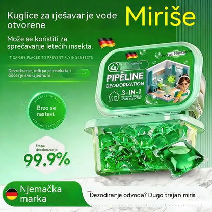 2 pakiranja (100 tableta) za 24 € – 🔥🎉 Razgrabljene su! Kupilo ih je 30.000 ljudi 🎉. Bio-enzimske kapsule za uklanjanje neugodnih mirisa iz odvoda.