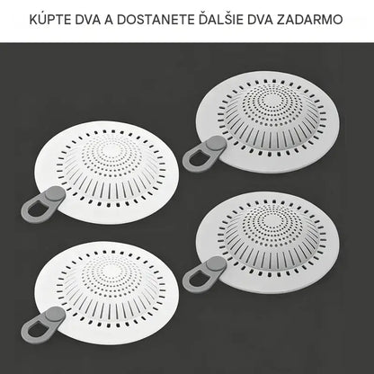 【4 kusy】Silikónové sitko do drezu - lapač vlasov