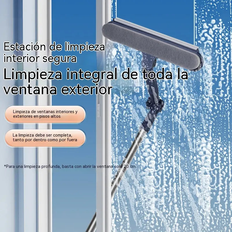 🎉 ¡Oferta especial! 🎉 Limpiacristales tipo rasqueta para ventanas de edificios de gran altura.