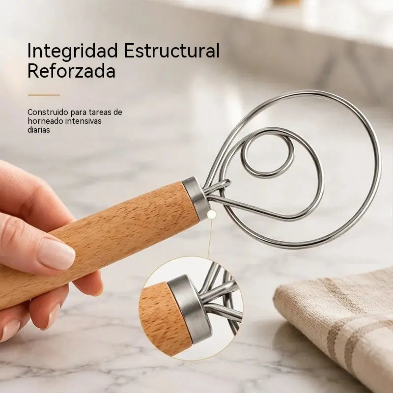 24 euros por pieza--Utensilio de cocina -- 🥖🥖 Mezcladora de masa danesa de acero inoxidable