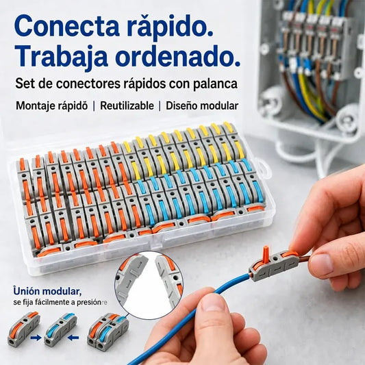 40 piezas 27€🎉Conector de cable rápido universal