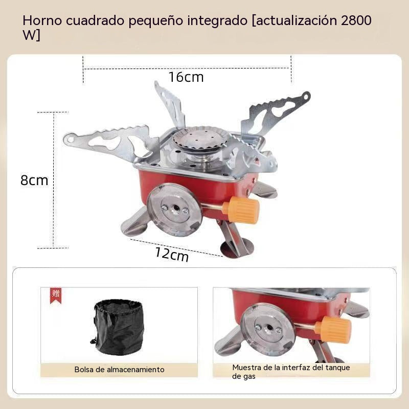 👍👍Mini hornillo de gas portátil para exteriores. Hornillo portátil para camping.